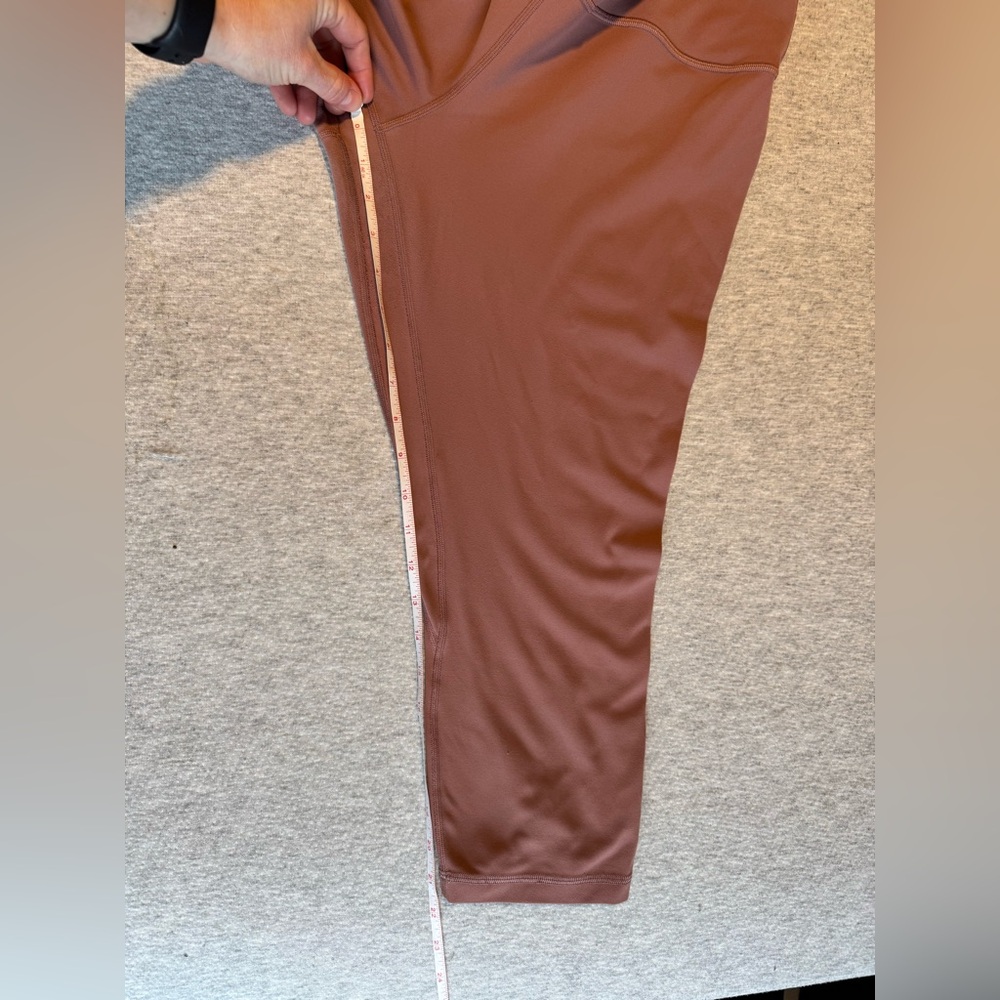 SALE Lululemon Align Crop 21" Spiced Chai size 14 - Picture 10 of 13